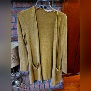 Mustard yellow cardigan